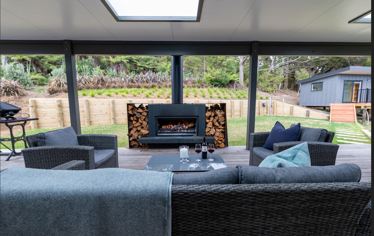 Pītokuku House — off-grid holiday home, Medlands Beach, Great Barrier Island