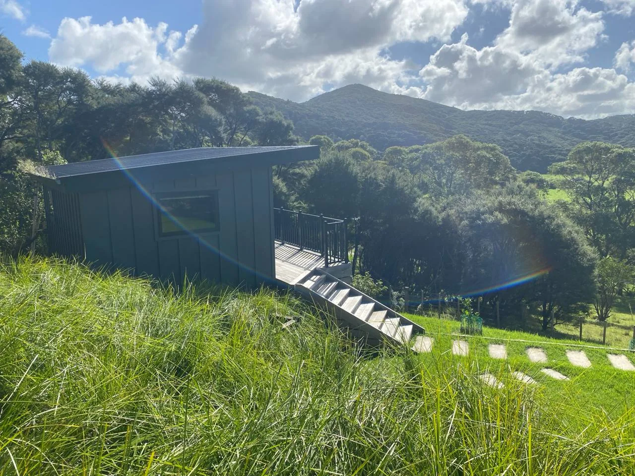 Pītokuku House — off-grid holiday home, Medlands Beach, Great Barrier Island