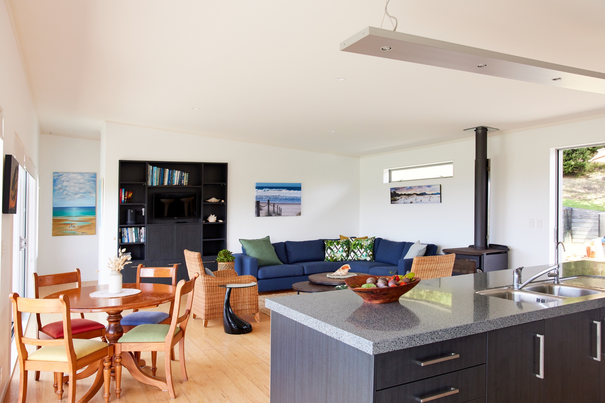 Ruru House — off-grid holiday home, Medlands Beach, Great Barrier Island