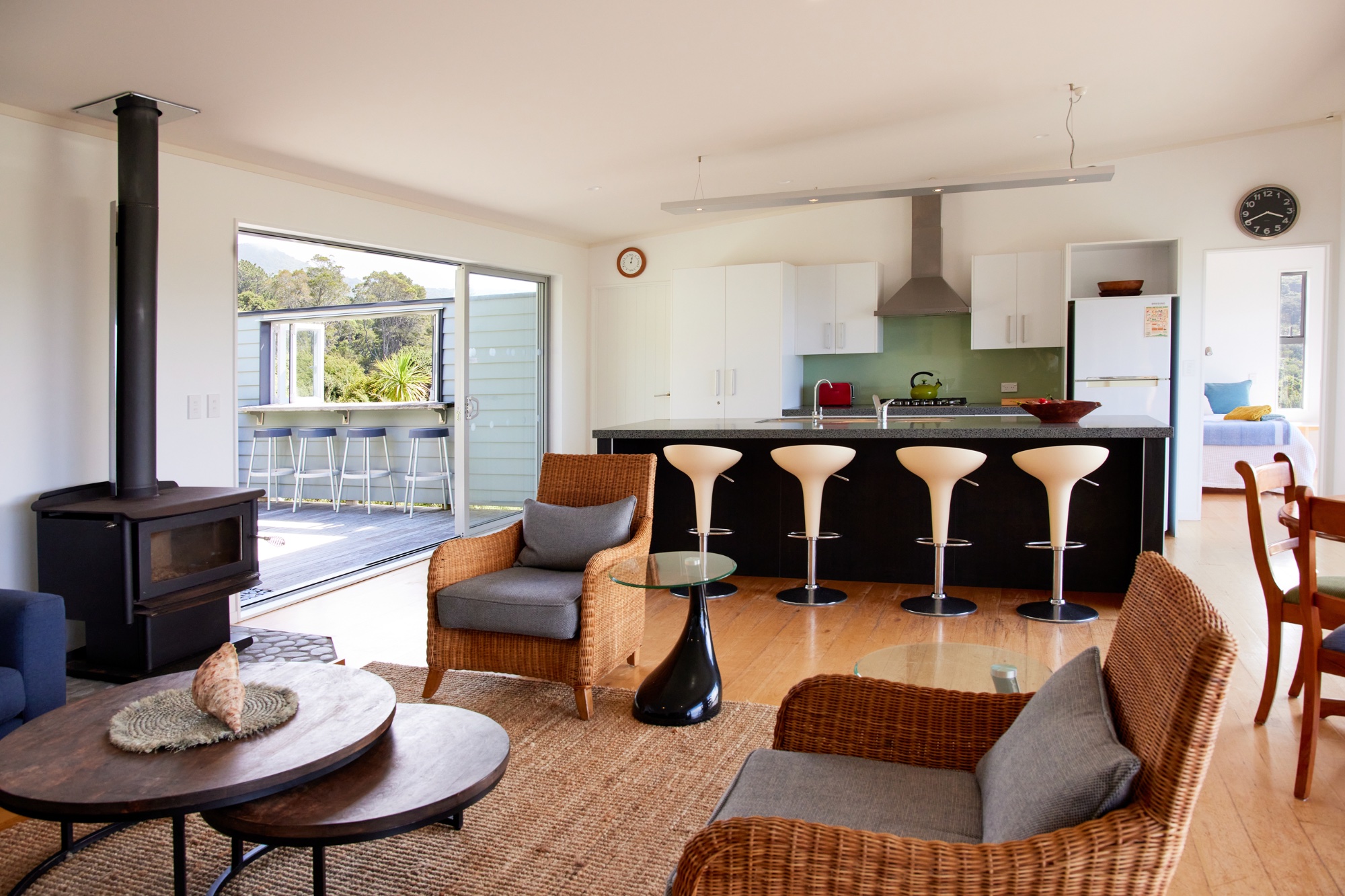 Ruru House — off-grid holiday home, Medlands Beach, Great Barrier Island